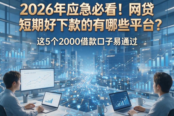 2026年应急必看！网贷短期好下款的有哪些平台？这5个2000借款口子易通过