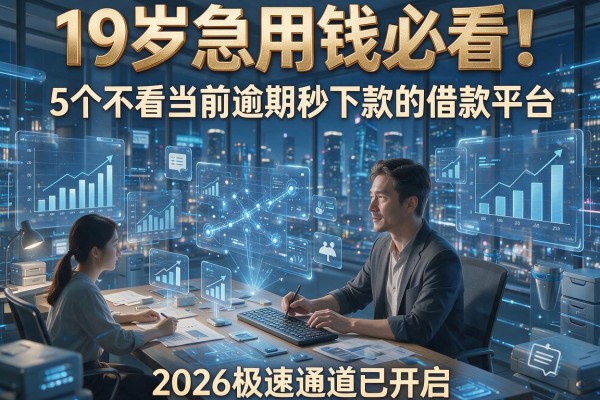 19岁急用钱必看!5个不看当前逾期秒下款的借款平台2026极速通道已开启