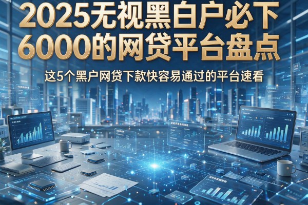 2025无视黑白户必下6000的网贷平台盘点,这5个黑户网贷下款快容易通过的平台速看