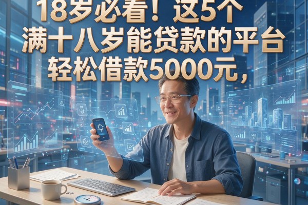 18岁必看!这5个满十八岁能贷款的平台,轻松借款5000元