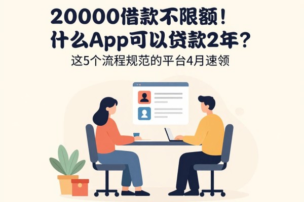 2000借款不限额！什么app可以贷款2年？这5个流程规范的平台4月速领