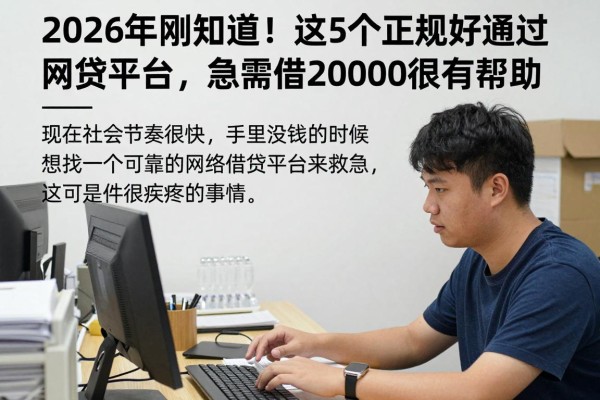 2026年刚知道!这5个正规好通过网贷平台,急需借20000很有帮助