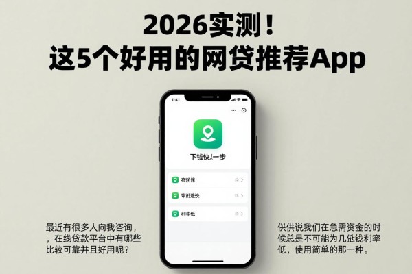 2026实测！这5个好用的网贷推荐app，下款快人一步
