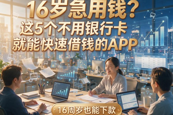 16岁急用钱?这5个不用银行卡就能快速借钱的APP,16周岁也能下款!