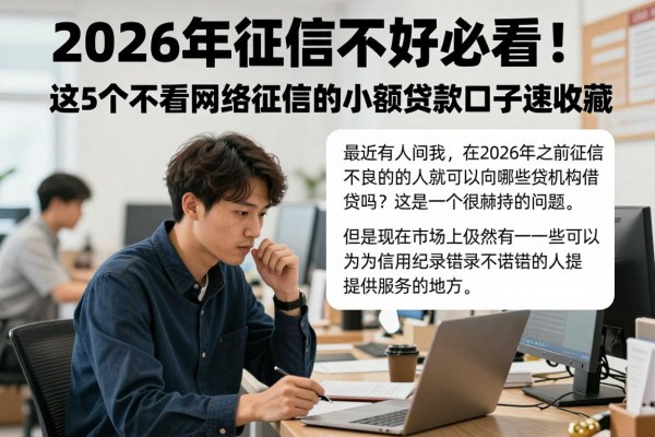2026年征信不好必看!这5个不看网络征信的小额贷款口子速收藏