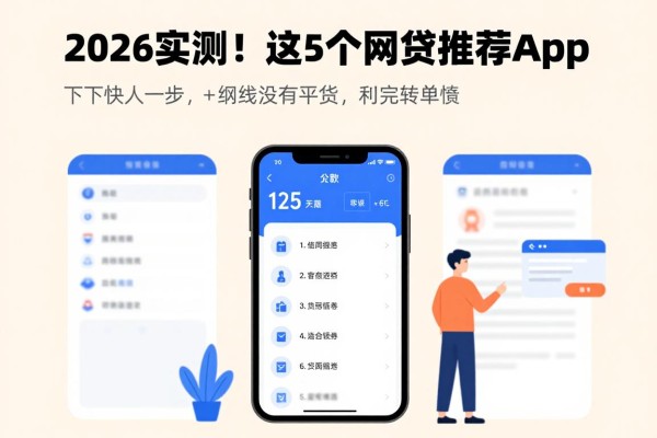 2026实测!这5个好用的网贷推荐app,下款快人一步