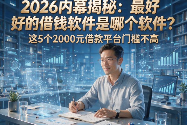 2026内幕揭秘:最好的借钱软件是哪个软件?这5个2000元借款平台门槛不高