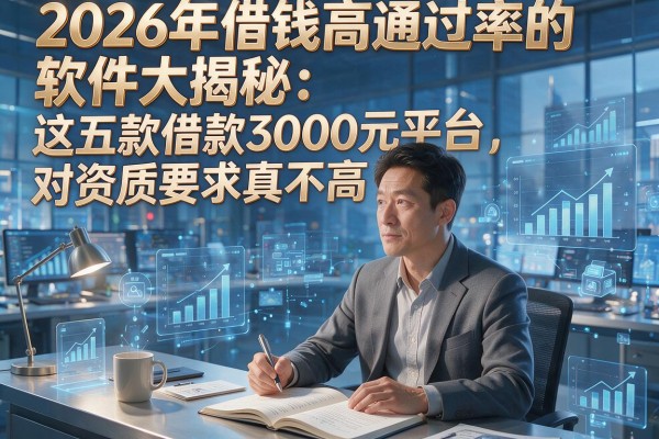 2026年借钱高通过率的软件大揭秘：这五款借款3000元平台，对资质要求真不高！