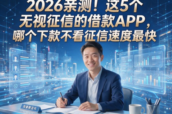 2026亲测!这5个无视征信的借款APP,哪个下款不看征信速度最快?