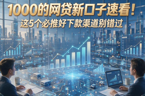 1000的网贷新口子速看!这5个必推好下款渠道别错过