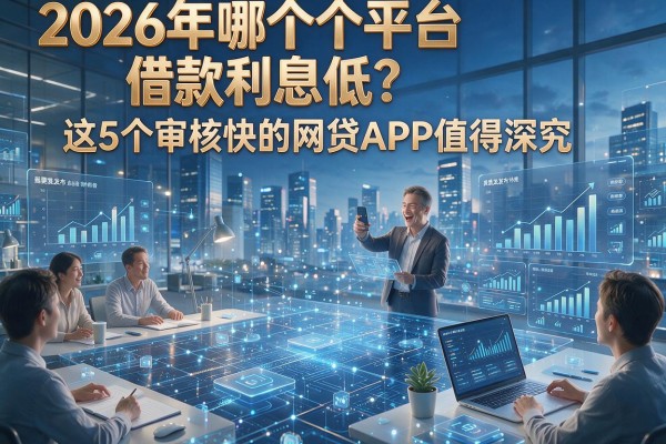 2026年哪个平台借款利息低?这5个审核快的网贷APP值得深究!