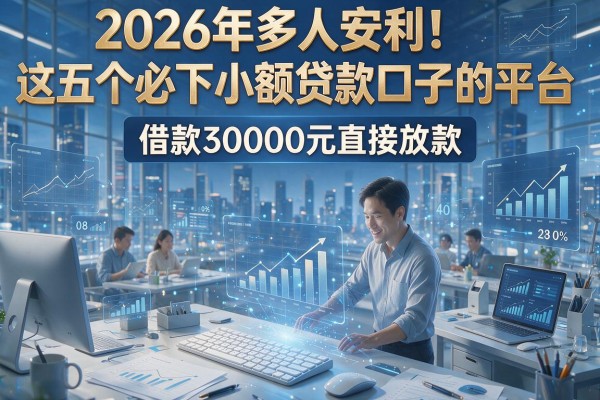 2026年多人安利!这五个必下小额贷款口子的平台,借款30000元直接放款