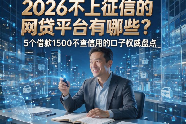 2026不上征信的网贷平台有哪些?5个借款1500不查信用的口子权威盘点