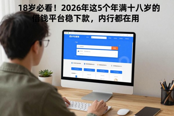 18岁必看！2026年这5个年满十八岁的借钱平台稳下款，内行都在用