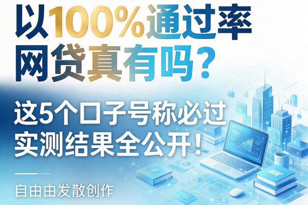 100%通过率网贷真有吗?这5个口子号称必过,实测结果全公开!