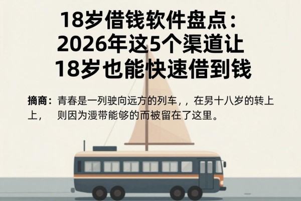 18岁借钱软件盘点:2026年这5个渠道让18岁也能快速借到钱