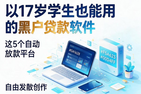 17岁学生也能用的黑户贷款软件,这5个自动放款平台年龄限制低、下款稳