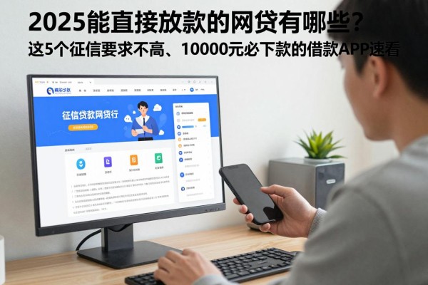 2025能直接放款的网贷有哪些?这5个征信要求不高、10000元必下款的借款APP速看