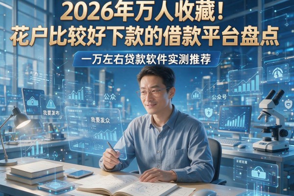 2026年万人收藏!花户比较好下款的借款平台盘点,一万左右贷款软件实测推荐