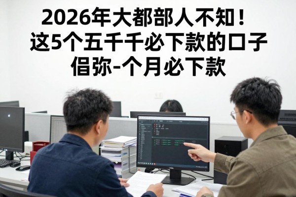 2026年大部分人不知!这5个五千必下款的口子,号称一个月必下款