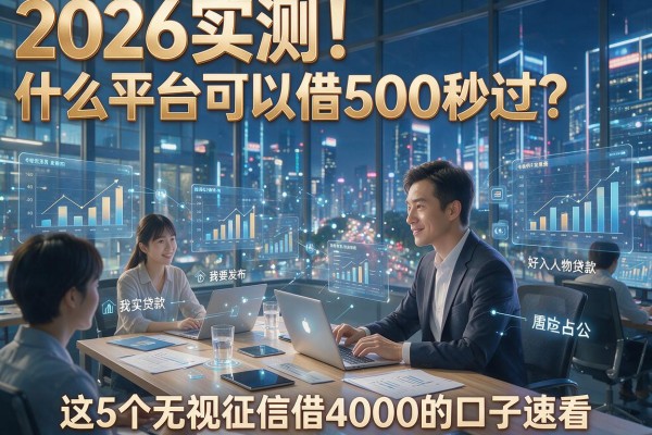 2026实测!什么平台可以借500秒过?这5个无视征信借4000的口子速看