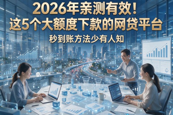 2026年亲测有效!这5个大额度下款的网贷平台,秒到账方法少有人知