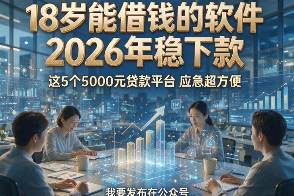 18岁能借钱的软件2026年稳下款,这5个5000元贷款平台应急超方便