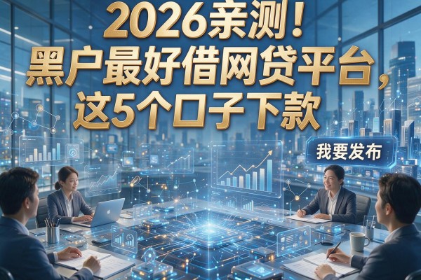 2026亲测！黑户最好借网贷平台，这5个口子下款