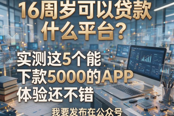 16周岁可以贷款什么平台?实测这5个能下款5000的APP,体验还不错