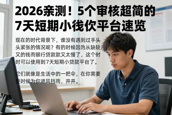 2026亲测!5个审核超简的7天短期小额贷款平台速览