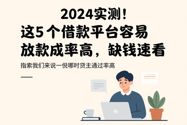 2024实测！这5个借款平台容易放款成功率高，缺钱速看！