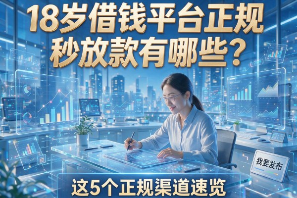 18岁借钱平台正规秒放款有哪些?这5个正规渠道速览!