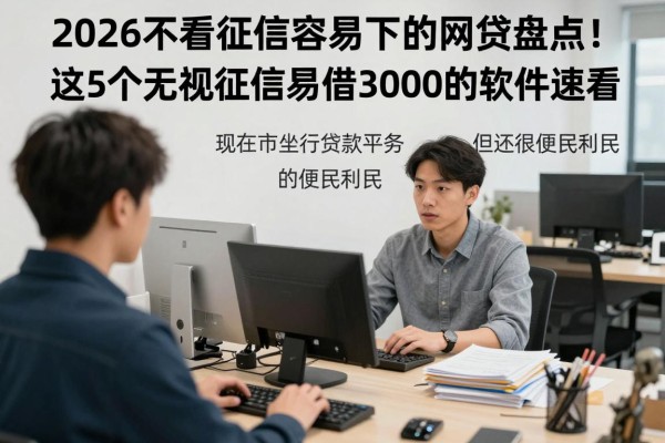2026不看征信容易下的网贷盘点！这5个无视征信易借3000的软件速看