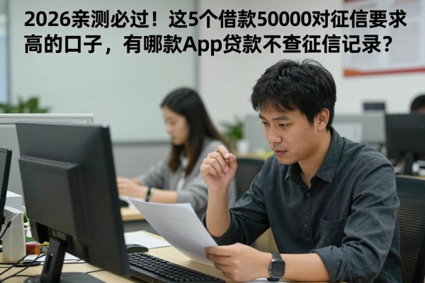 2026亲测必过!这5个借款50000对征信要求不高的口子,有哪款app贷款不查征信记录?