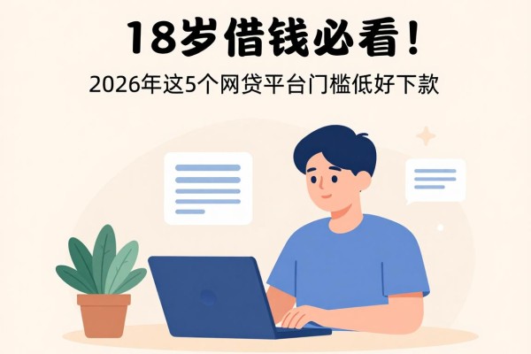 18岁借钱必看！2026年这5个网贷平台门槛低好下款，借款4000年龄要求不高确实可信