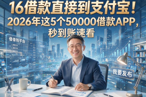 16借款直接到支付宝!2026年这5个50000借款APP,秒到账速看