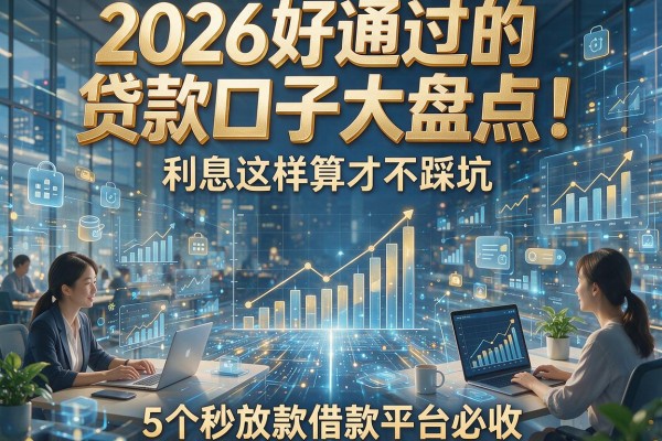 2026好通过的贷款口子大盘点!利息这样算才不踩坑,5个秒放款借款平台必收