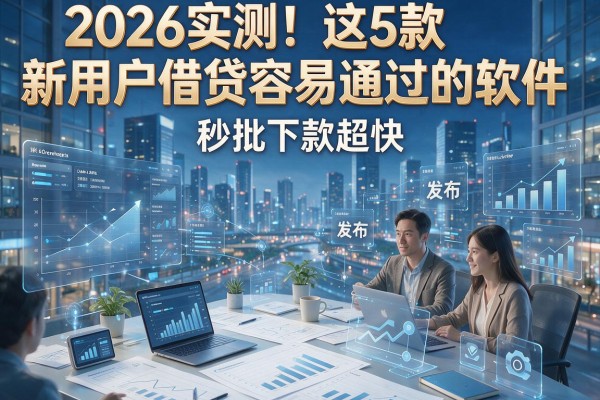 2026实测！这5款新用户借贷容易通过的软件，秒批下款超快