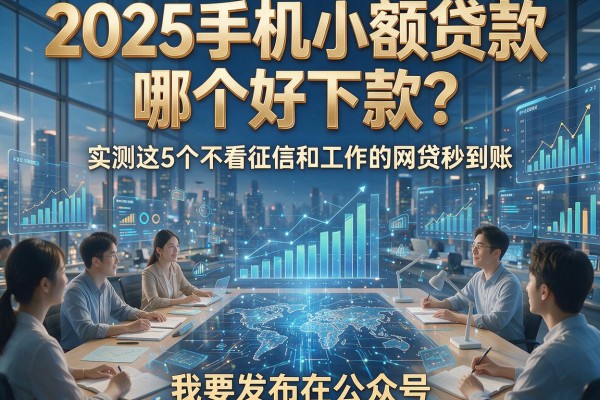 2025手机小额贷款哪个好下款?实测这5个不看征信和工作的网贷秒到账!