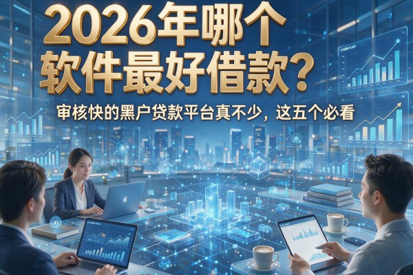 2026年哪个软件最好借款?审核快的黑户贷款平台真不少,这五个必看!
