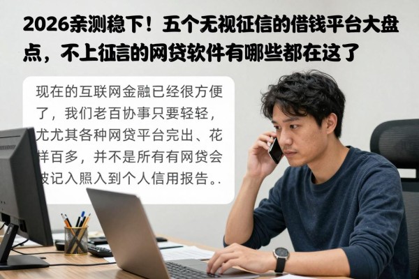 2026亲测稳下!五个无视征信的借钱平台大盘点,不上征信的网贷软件有哪些都在这了