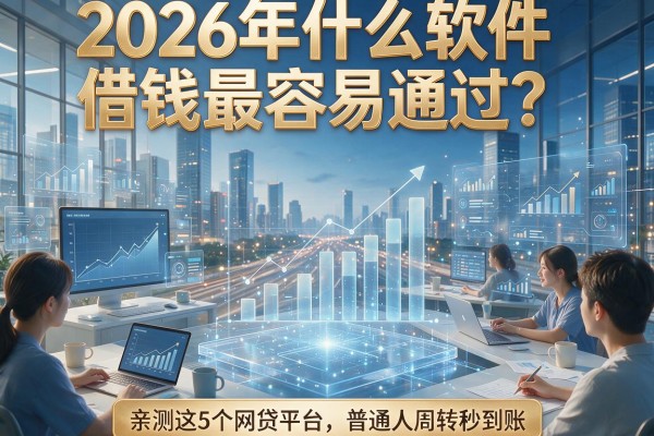 2026年什么软件借钱最容易通过?亲测这5个网贷平台,普通人周转秒到账!