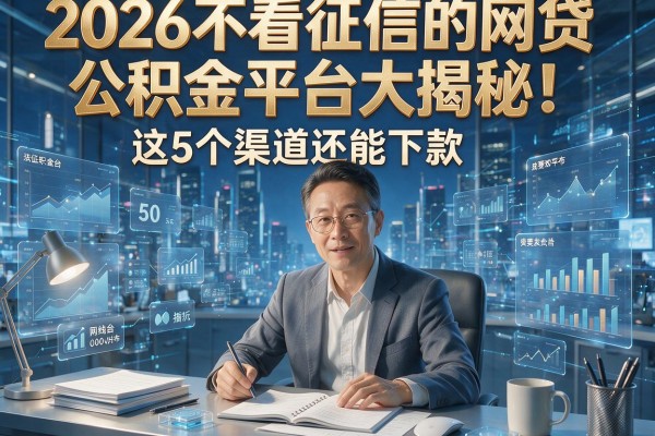 2026不看征信的网贷公积金平台大揭秘!这5个渠道还能下款