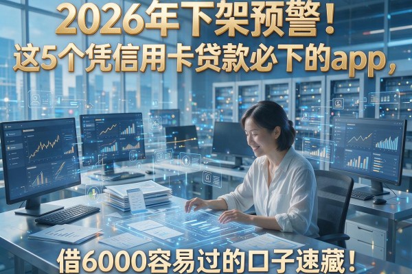 2026年下架预警!这5个凭信用卡贷款必下的app,借6000容易过的口子速藏