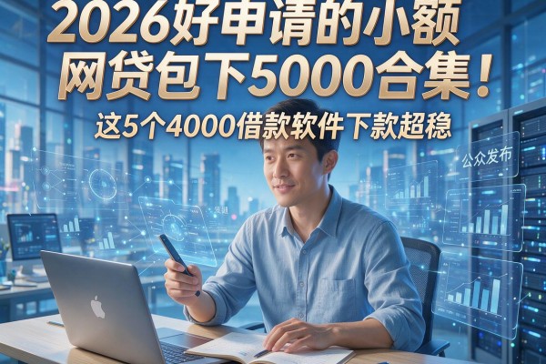 2026好申请的小额网贷包下5000合集！这5个4000借款软件下款超稳