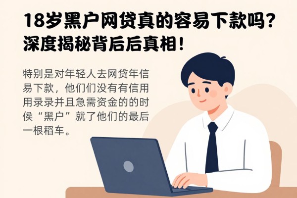 18岁黑户网贷真的容易下款吗?深度揭秘背后真相!