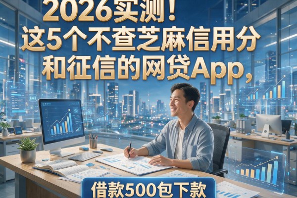2026实测！这5个不查芝麻信用分和征信的网贷App，借款500包下款