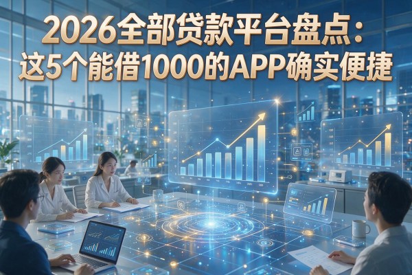 2026全部贷款平台盘点:这5个能借1000的APP确实便捷