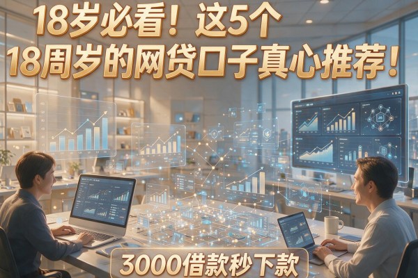 18岁必看！这5个18周岁的网贷口子真心推荐，3000借款秒下款
