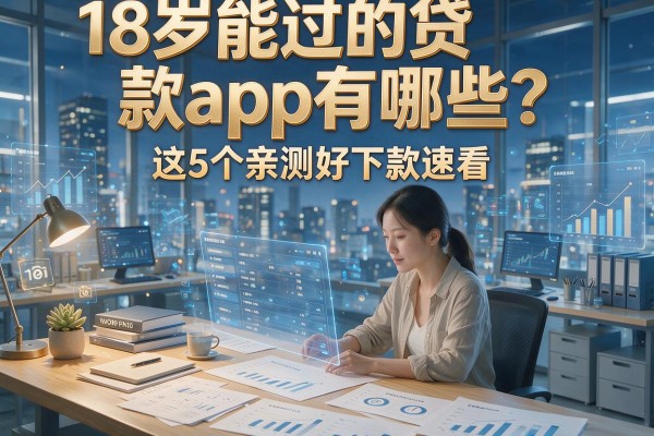 18岁能过的贷款app有哪些?这5个亲测好下款速看